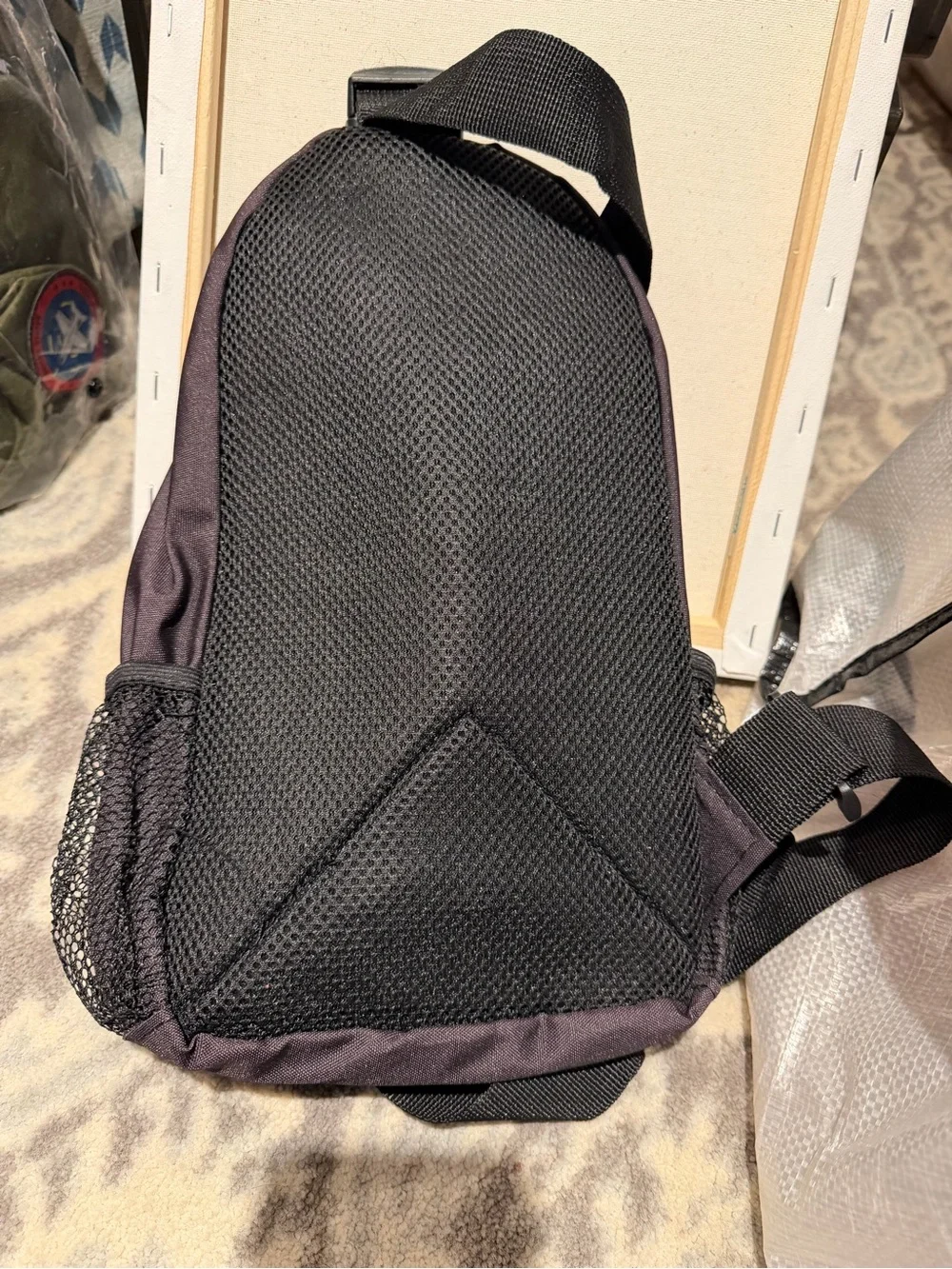 Source Unknown Black and Red Spiderman Kids Backpack with Blue Accents